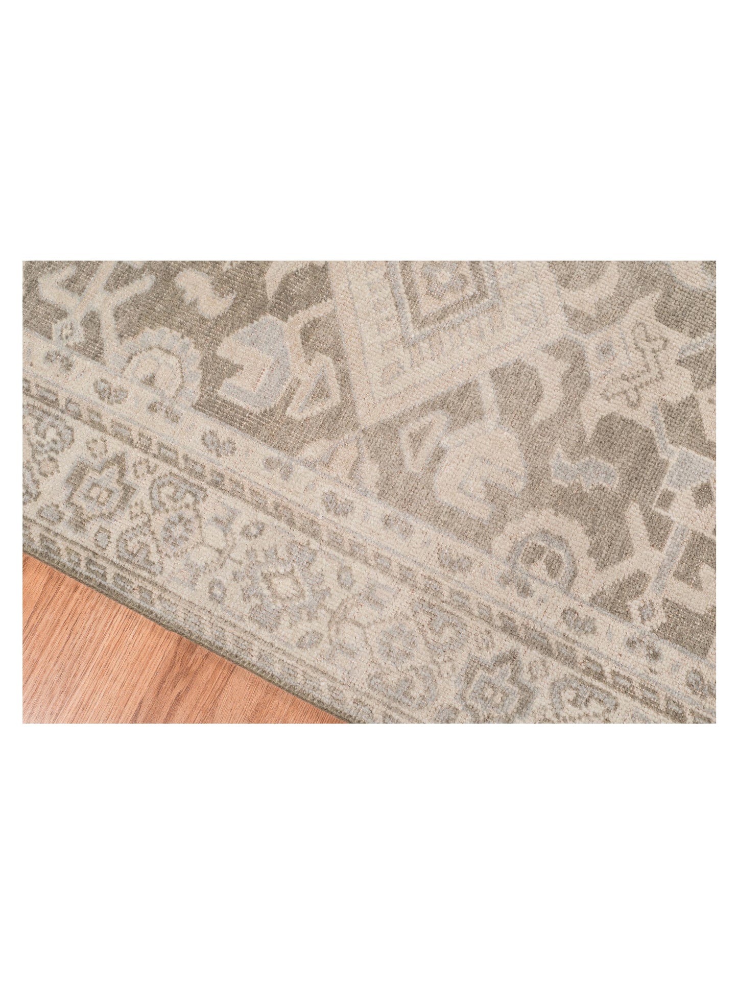 Limited ALBURY AL-351 SANTAS GRAY Traditional Knotted Rug