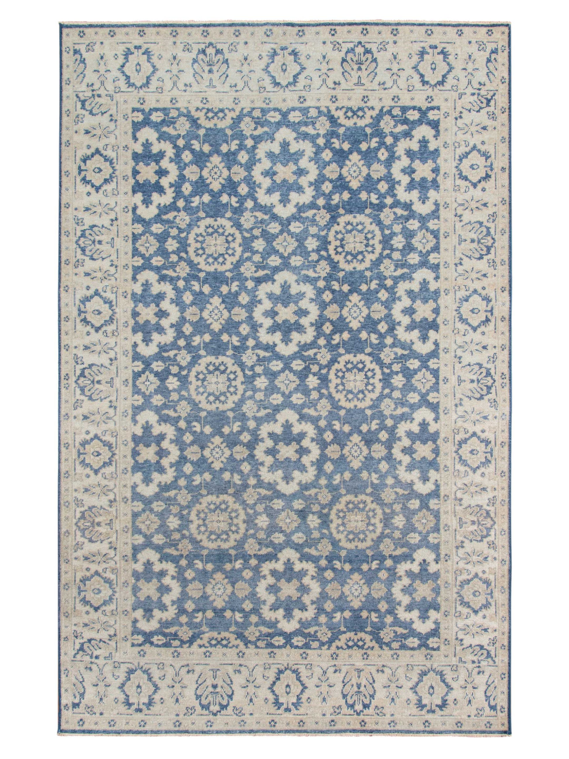Limited ALBURY AL-551 STONE Traditional Knotted Rug
