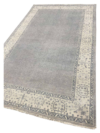 Artisan Uma Grey Traditional Knotted Rug - Rugs - Artisan - Atlanta Designer Rugs