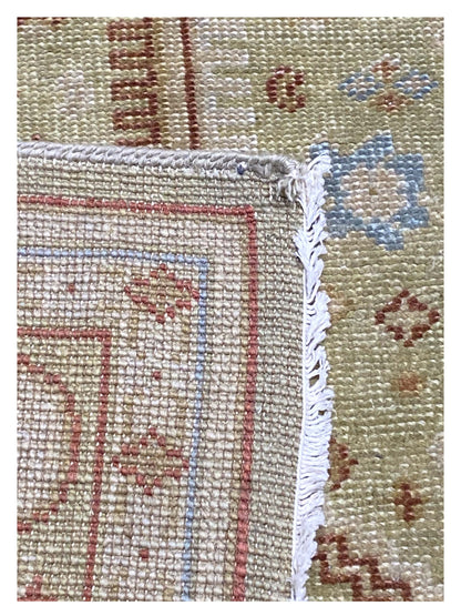 Artisan Uma Green Traditional Knotted Rug - Rugs - Artisan - Atlanta Designer Rugs