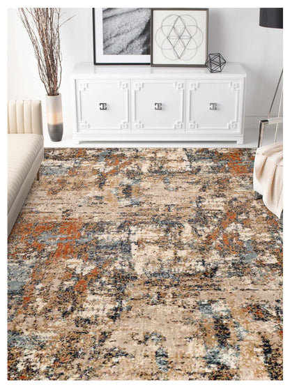 Limited Lizzo LA-861 Beige Rust Transitional Machinemade Rugs