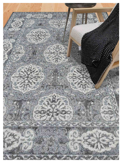 Limited Tatiana TU - 112 STEEL BLUE Traditional Machinemade Rug - Rugs - Limited - Atlanta Designer Rugs