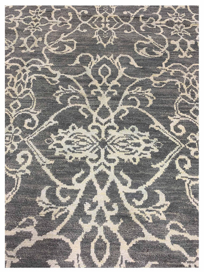 Artisan Elisabeth Grey Modern Knotted Rug - Rugs - Artisan - Atlanta Designer Rugs