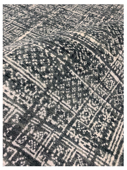 Artisan Adele Charcoal Transitional Knotted Rug - Rugs - Artisan - Atlanta Designer Rugs