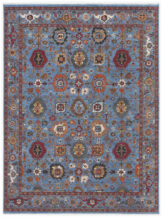 Limited Sophie PRT-423 Blue Traditional Knotted Rug