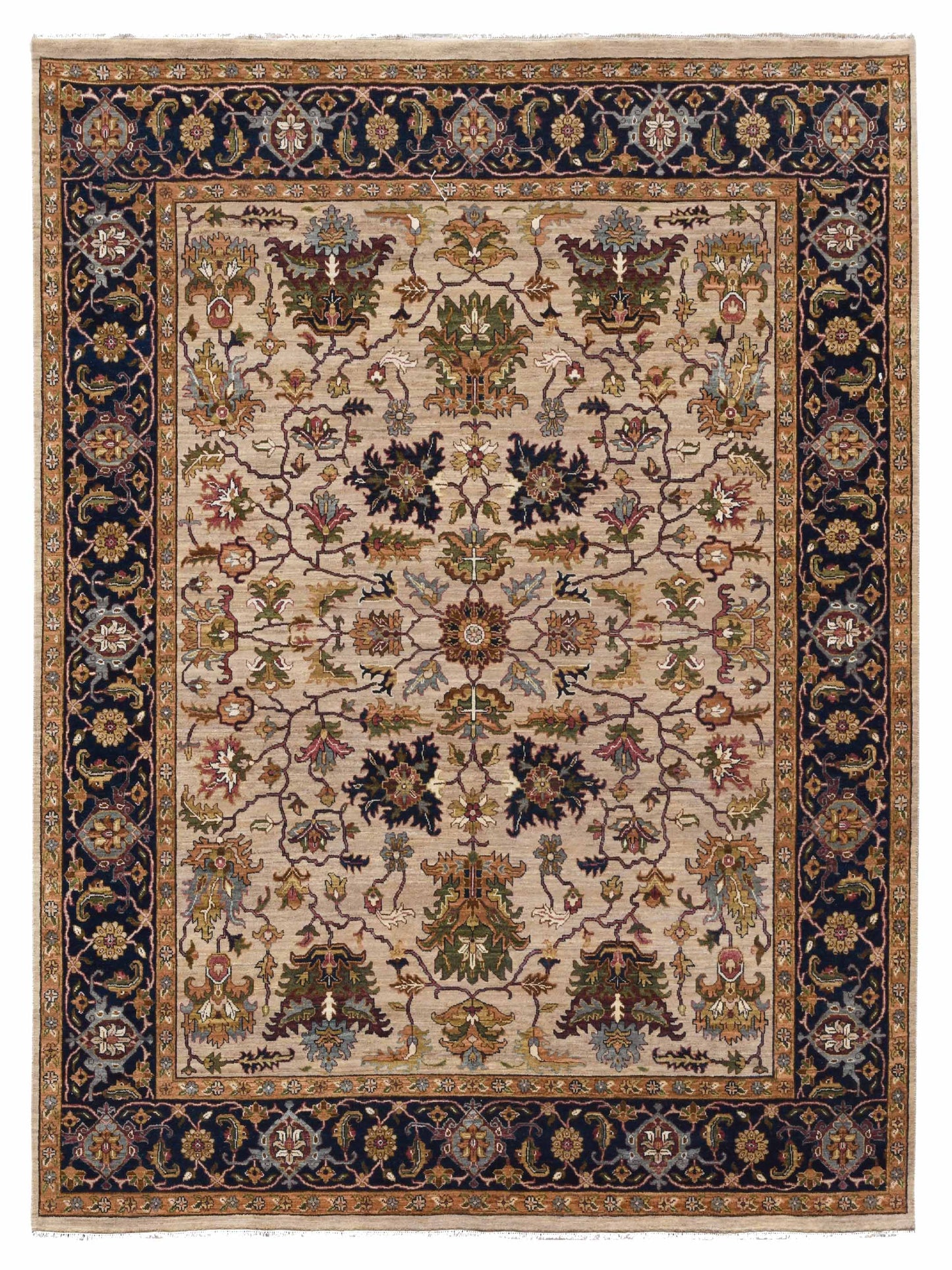 Limited Sophie PRT-222 CAMEL Traditional Knotted Rug