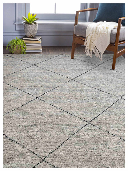 Artisan Marion Silver Transitional Knotted Rug - Rugs - Artisan - Atlanta Designer Rugs