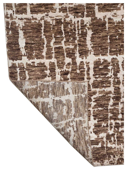 Artisan Arast  Brown Ivory Transitional Knotted Rug