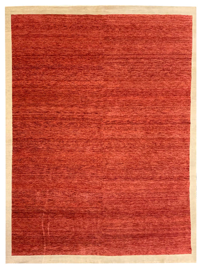 Artisan Lorraine Red Multi Modern Knotted Rug - Rugs - Artisan - Atlanta Designer Rugs