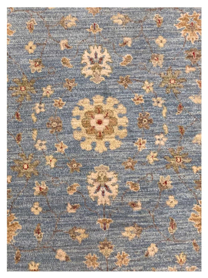 Artisan Patricia Aqua Traditional Knotted Rug - Rugs - Artisan - Atlanta Designer Rugs
