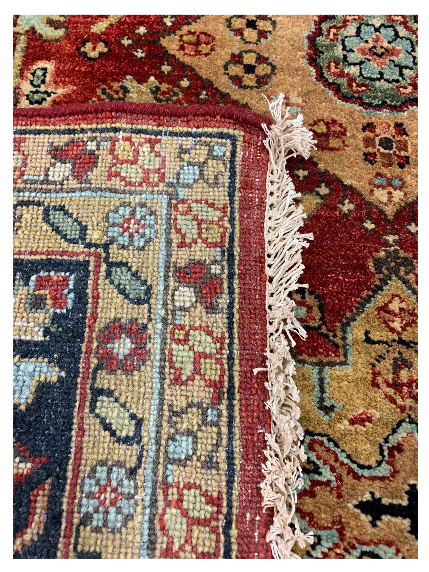Artisan Anna  Red Black Traditional Knotted Rug