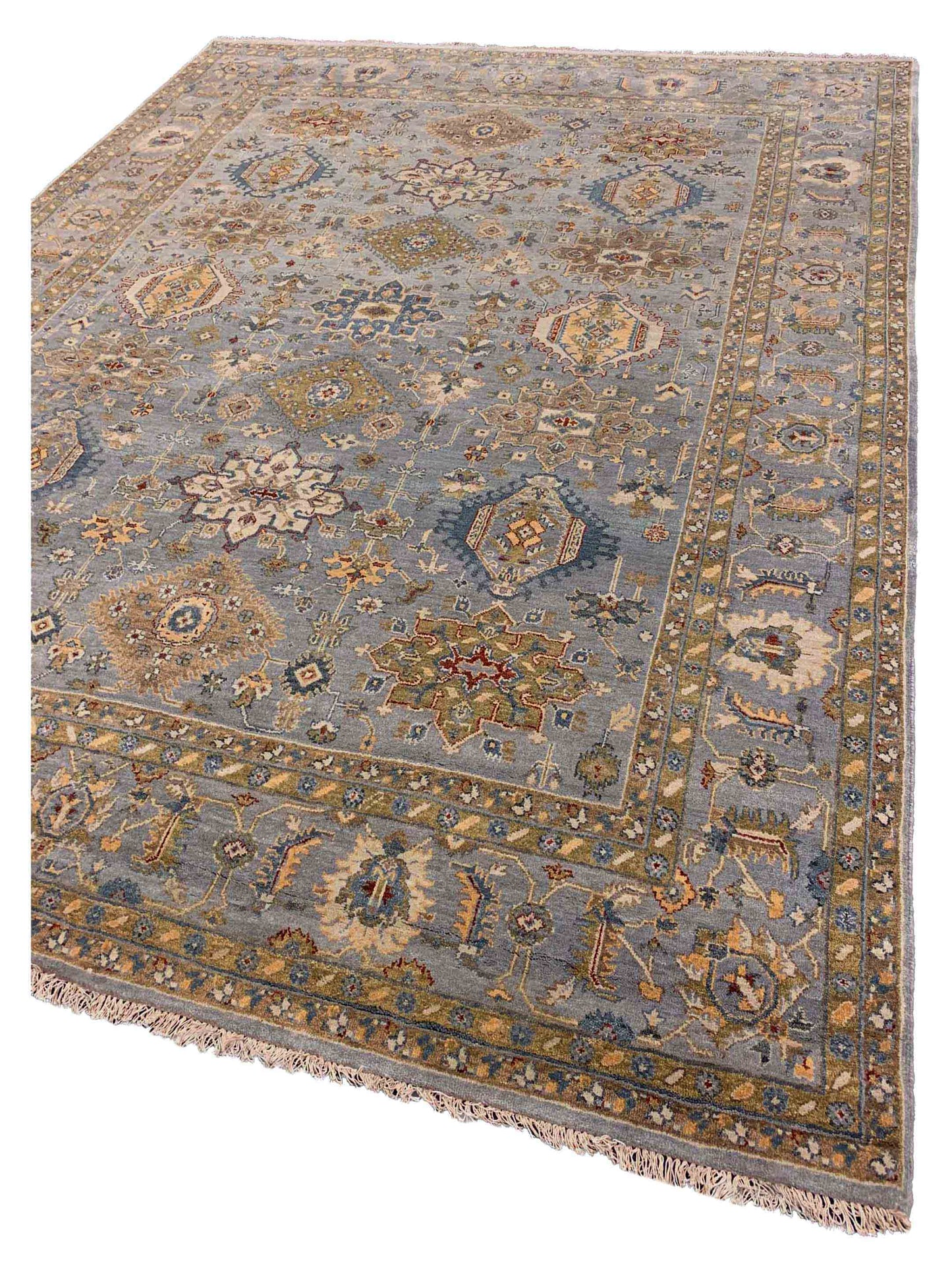 Artisan Anna  Silver  Traditional Knotted Rug