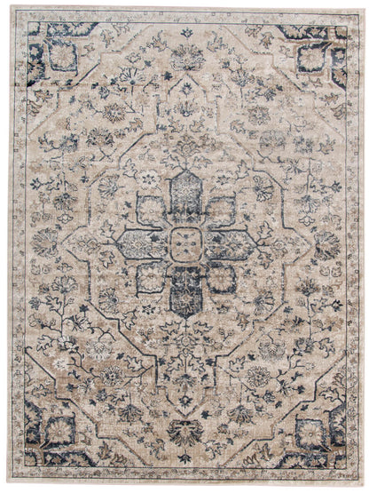 Limited Paget PO-301 IVORY Traditional Machinemade Rug