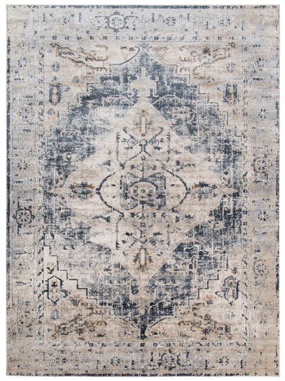 Limited Paget PO-302 STEEL GRAY Traditional Machinemade Rug