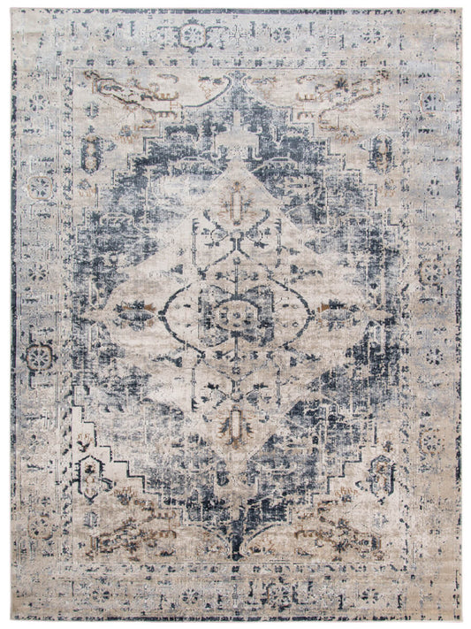Limited Paget PO-302 STEEL GRAY Traditional Machinemade Rug