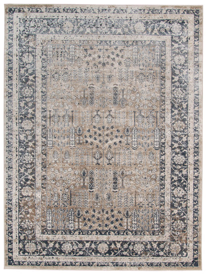 Limited Paget PO-304 SAND Traditional Machinemade Rug