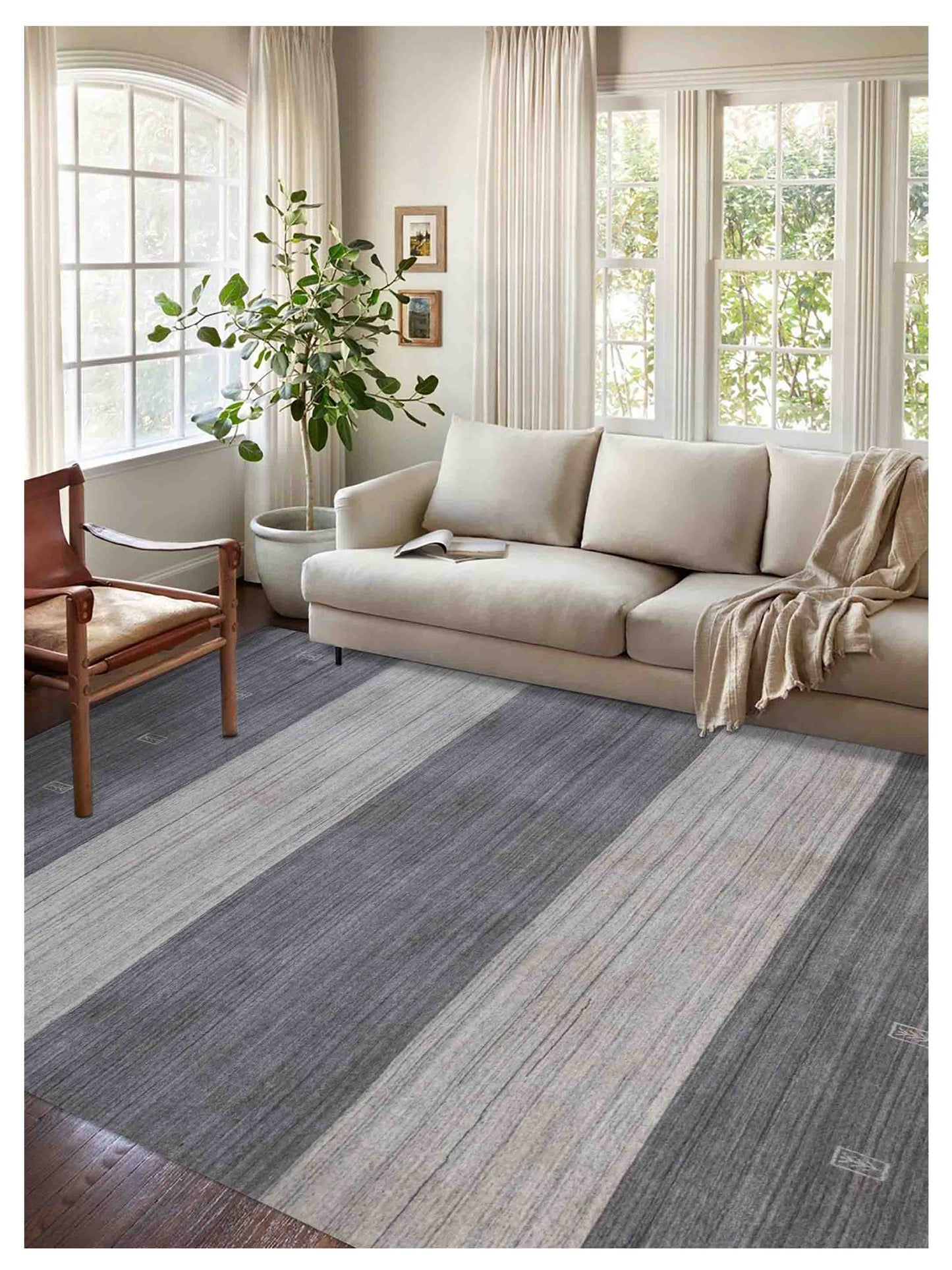 Limited BROOME BR - 705 CHARCOAL Transitional Woven Rug - Rugs - Limited - Atlanta Designer Rugs