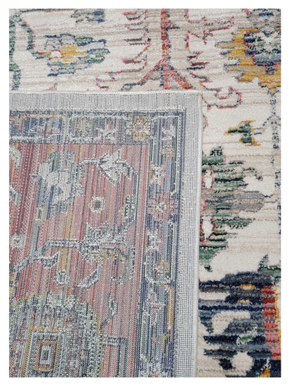 Artisan Bellisimo Ivory Red Traditional Machinemade Rug - Rugs - Artisan - Atlanta Designer Rugs