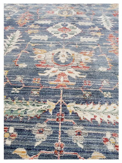Artisan Bellisimo Blue Blue Traditional Machinemade Rug - Rugs - Artisan - Atlanta Designer Rugs