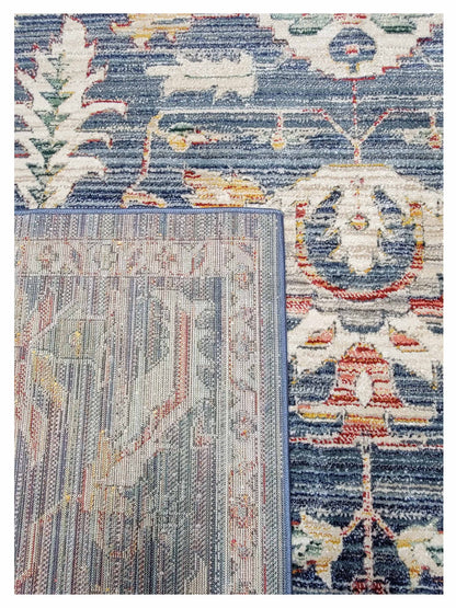Artisan Bellisimo Blue Blue Traditional Machinemade Rug - Rugs - Artisan - Atlanta Designer Rugs