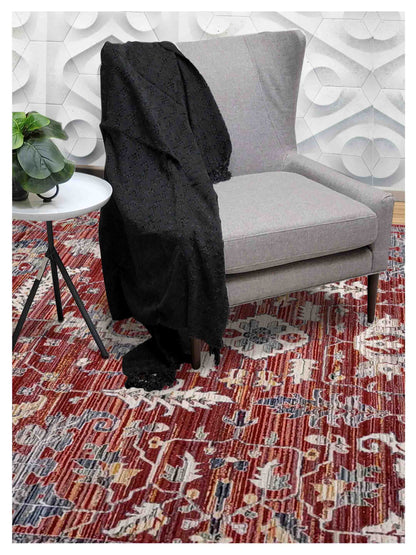 Artisan Bellisimo Red Red Traditional Machinemade Rug