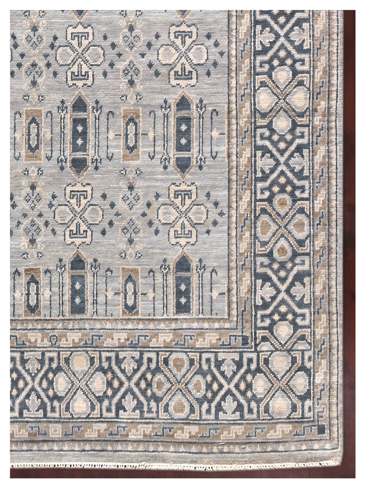 Limited BALLINA BA-433 BLUE  Traditional Knotted Rug
