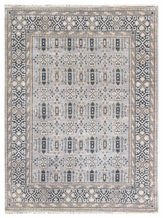 Limited BALLINA BA-433 BLUE Traditional Knotted Rug