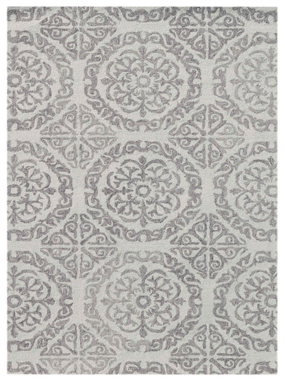 Limited BOWEN BO - 622 WHITE IVORY Transitional Tufted Rug - Rugs - Limited - Atlanta Designer Rugs