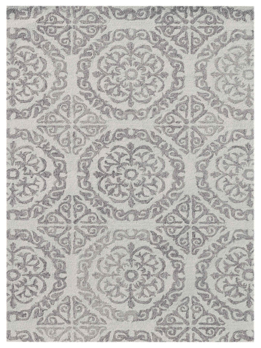 Limited BOWEN BO - 622 WHITE IVORY Transitional Tufted Rug - Rugs - Limited - Atlanta Designer Rugs