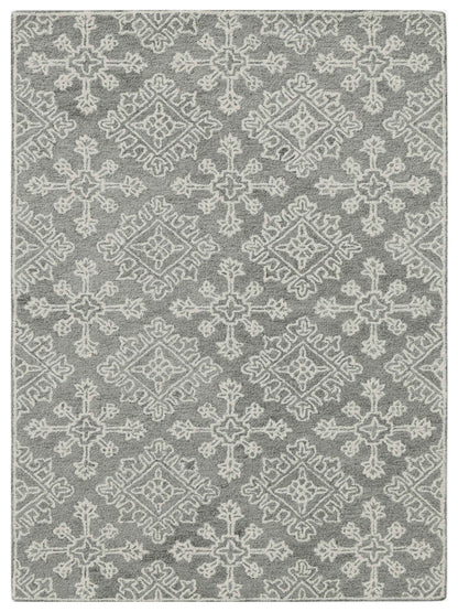 Limited BOWEN BO - 633 SHALE GRAY Transitional Tufted Rug - Rugs - Limited - Atlanta Designer Rugs
