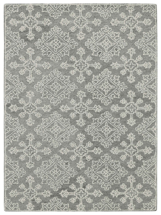 Limited BOWEN BO - 633 SHALE GRAY Transitional Tufted Rug - Rugs - Limited - Atlanta Designer Rugs