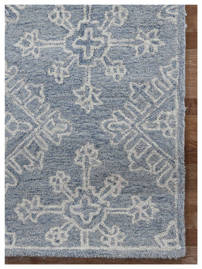 Limited BOWEN BO - 635 SKY BLUE Transitional Tufted Rug - Rugs - Limited - Atlanta Designer Rugs