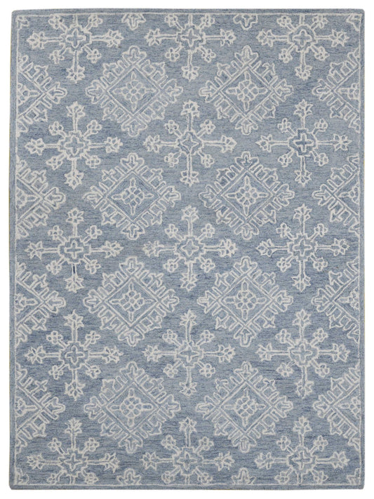 Limited BOWEN BO - 635 SKY BLUE Transitional Tufted Rug - Rugs - Limited - Atlanta Designer Rugs