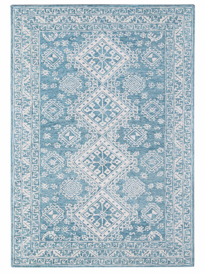 Limited BOWEN BO - 664 TEAL BLAZE Traditional Tufted Rug - Rugs - Limited - Atlanta Designer Rugs