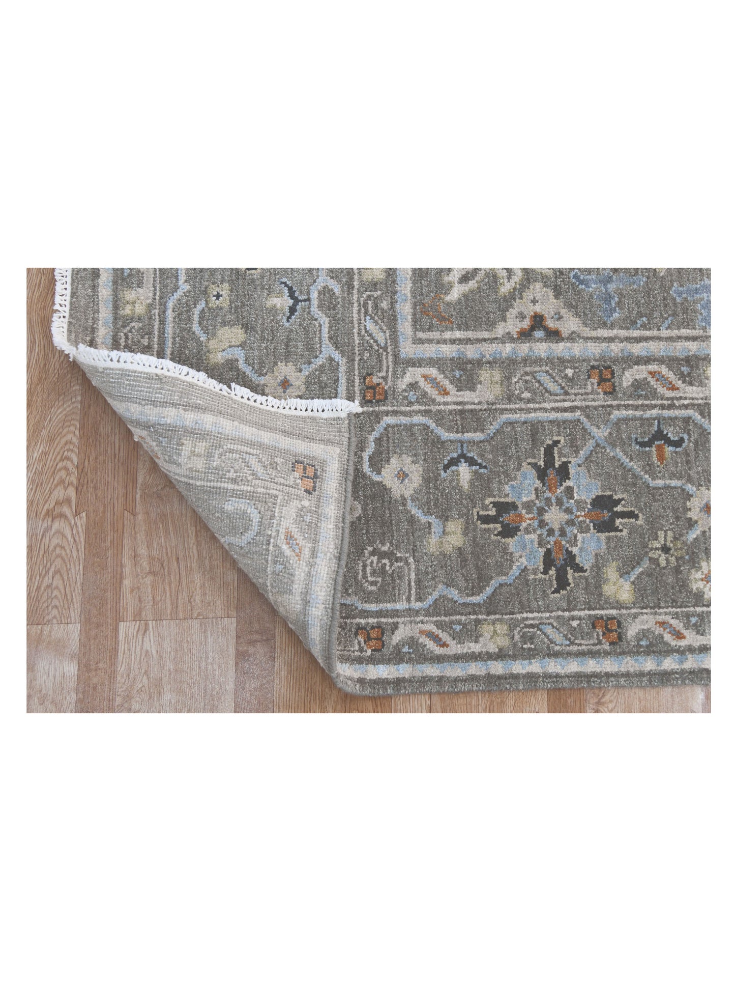 Limited Bailee BNS-150 SANTAS GRAY Traditional Knotted Rugs