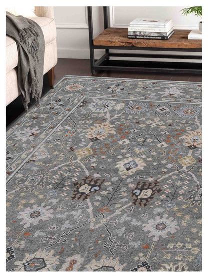 Limited Bailee BNS-150 SANTAS GRAY Traditional Knotted Rugs