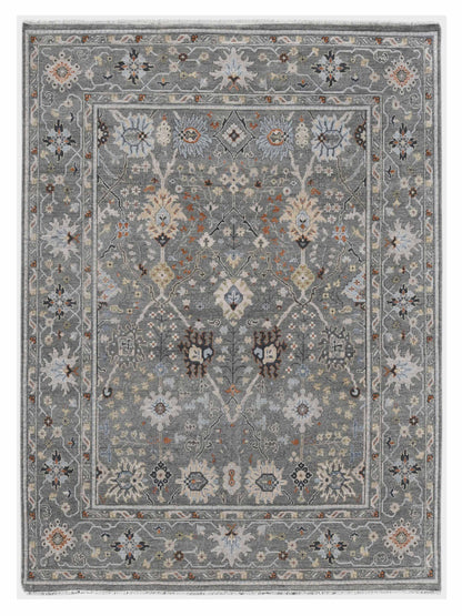 Limited Bailee BNS-150 SANTAS GRAY Traditional Knotted Rug