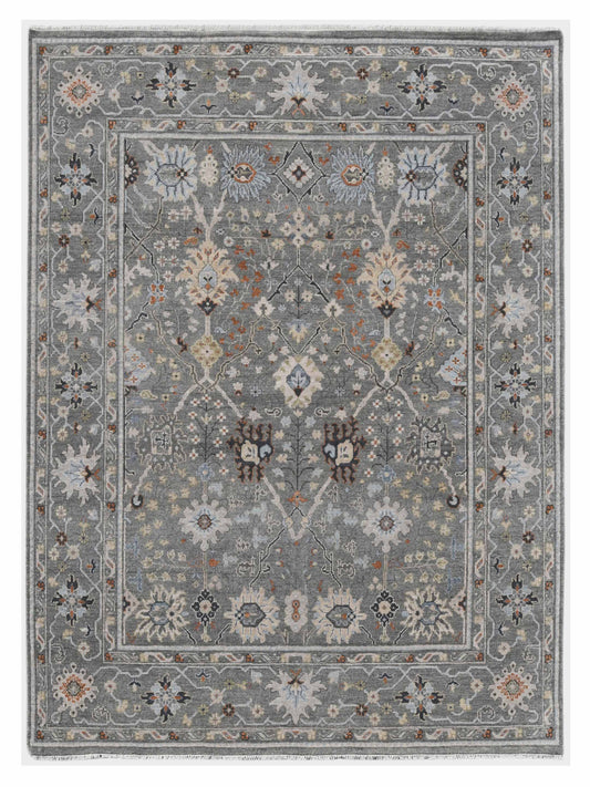 Limited Bailee BNS-150 SANTAS GRAY Traditional Knotted Rug