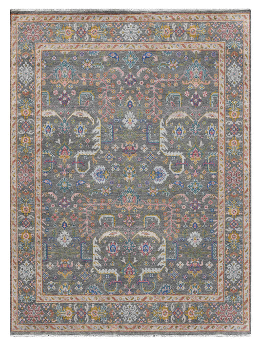 Limited Bailee BNS-190 GRAY Traditional Knotted Rug