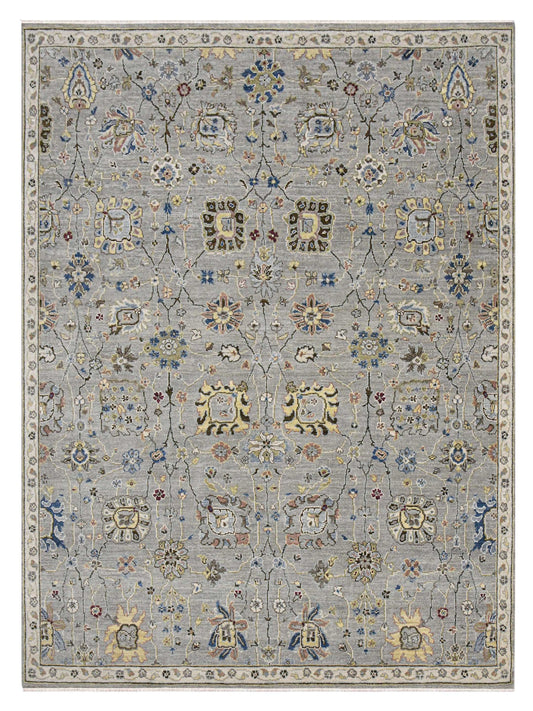 Limited Bailee BNS-300 SILVER Traditional Knotted Rug