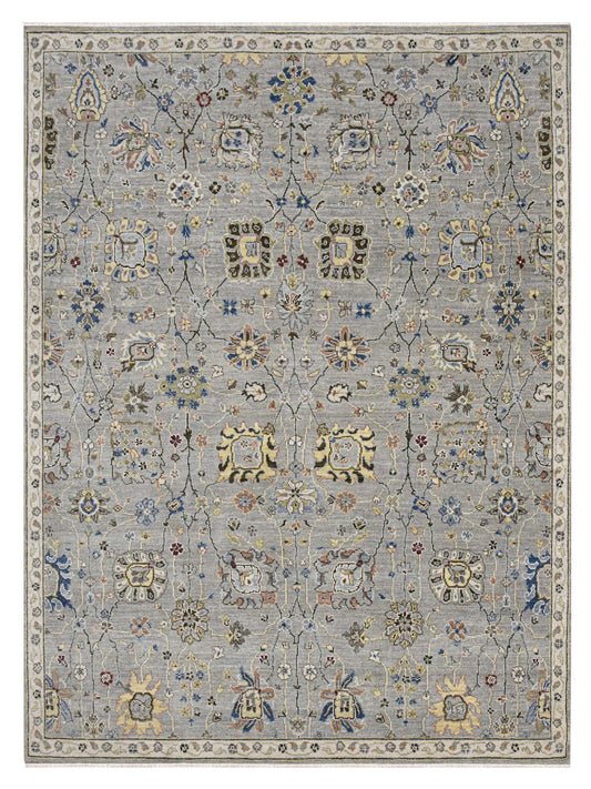 Limited Bailee BNS - 300 SILVER GRAY Traditional Knotted Rug - Rugs - Limited - Atlanta Designer Rugs
