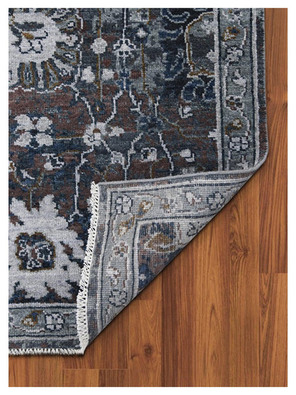 Limited Bailee BNS-310 CHARCOAL GRAY Traditional Knotted Rugs