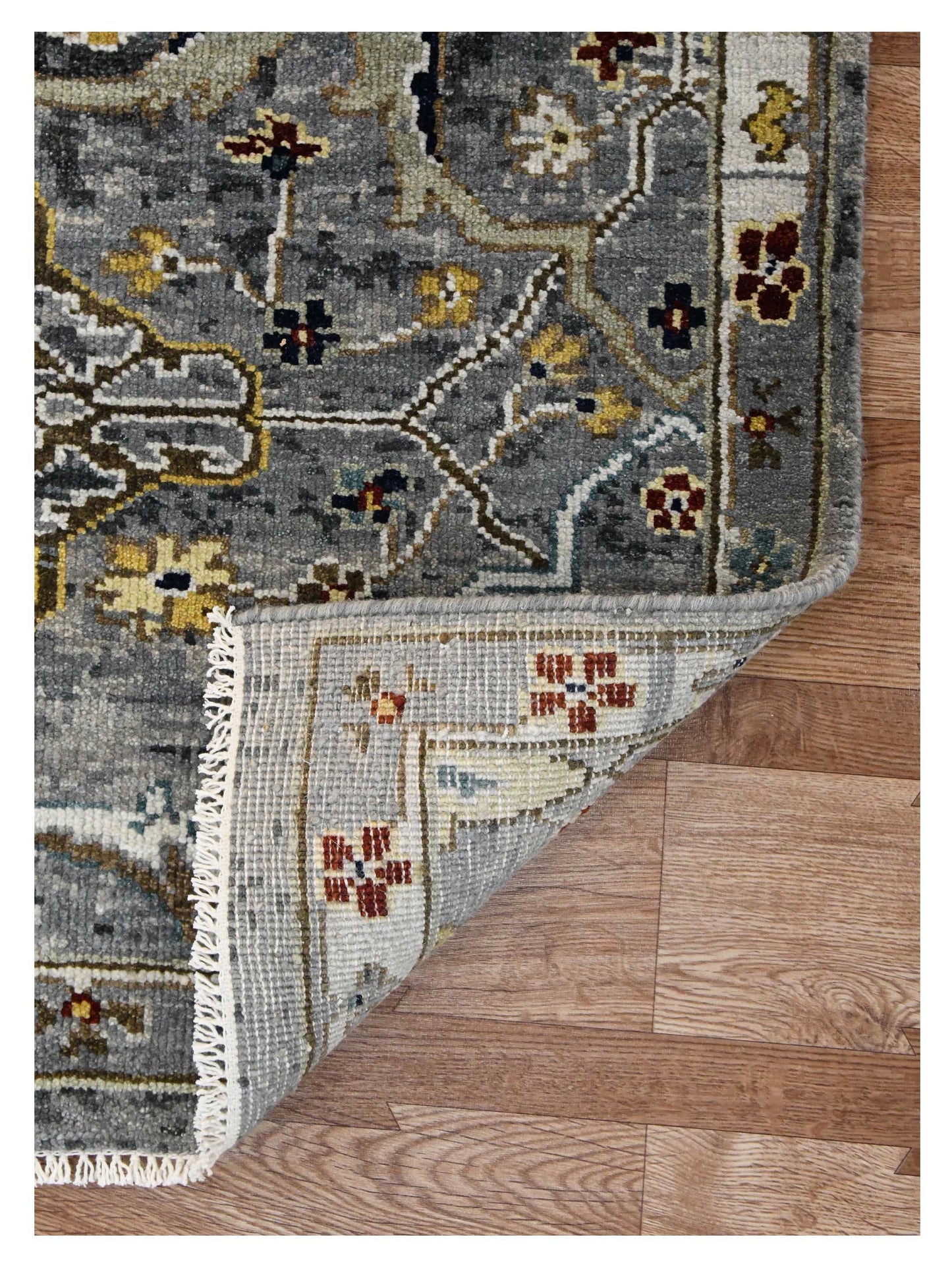 Limited Bailee BNS-430 DEEP SILVER  Traditional Knotted Rug