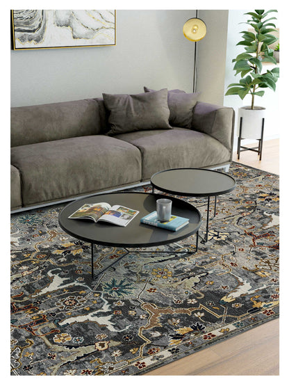 Limited Bailee BNS - 430 DEEP SILVER Traditional Knotted Rug - Rugs - Limited - Atlanta Designer Rugs