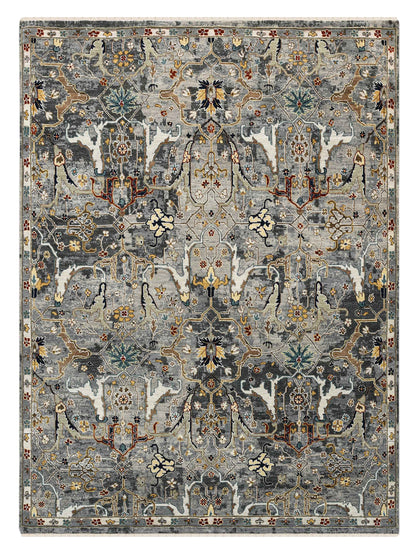 Limited Bailee BNS - 430 DEEP SILVER Traditional Knotted Rug - Rugs - Limited - Atlanta Designer Rugs