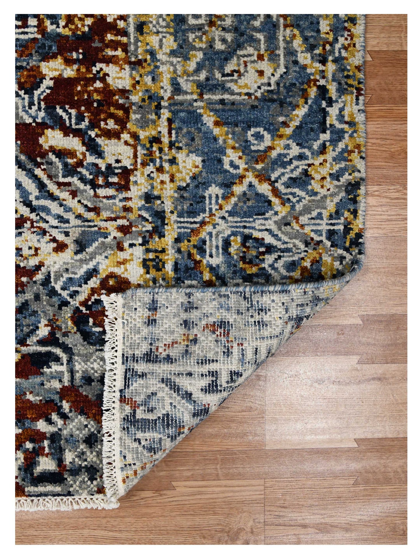 Limited Bailee BNS-460 BLUE  Traditional Knotted Rug