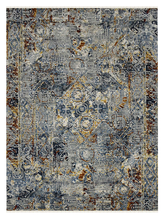 Limited Bailee BNS-460 BLUE Traditional Knotted Rug