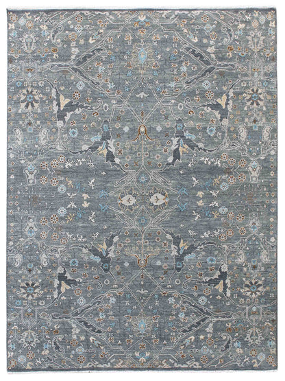 Limited Bailee BNS-500 SANTAS GRAY Traditional Knotted Rug