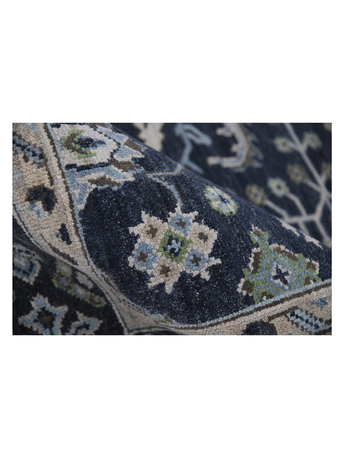 Limited Bailee BNS-900 BLUE SAPPHIRE Traditional Knotted Rugs