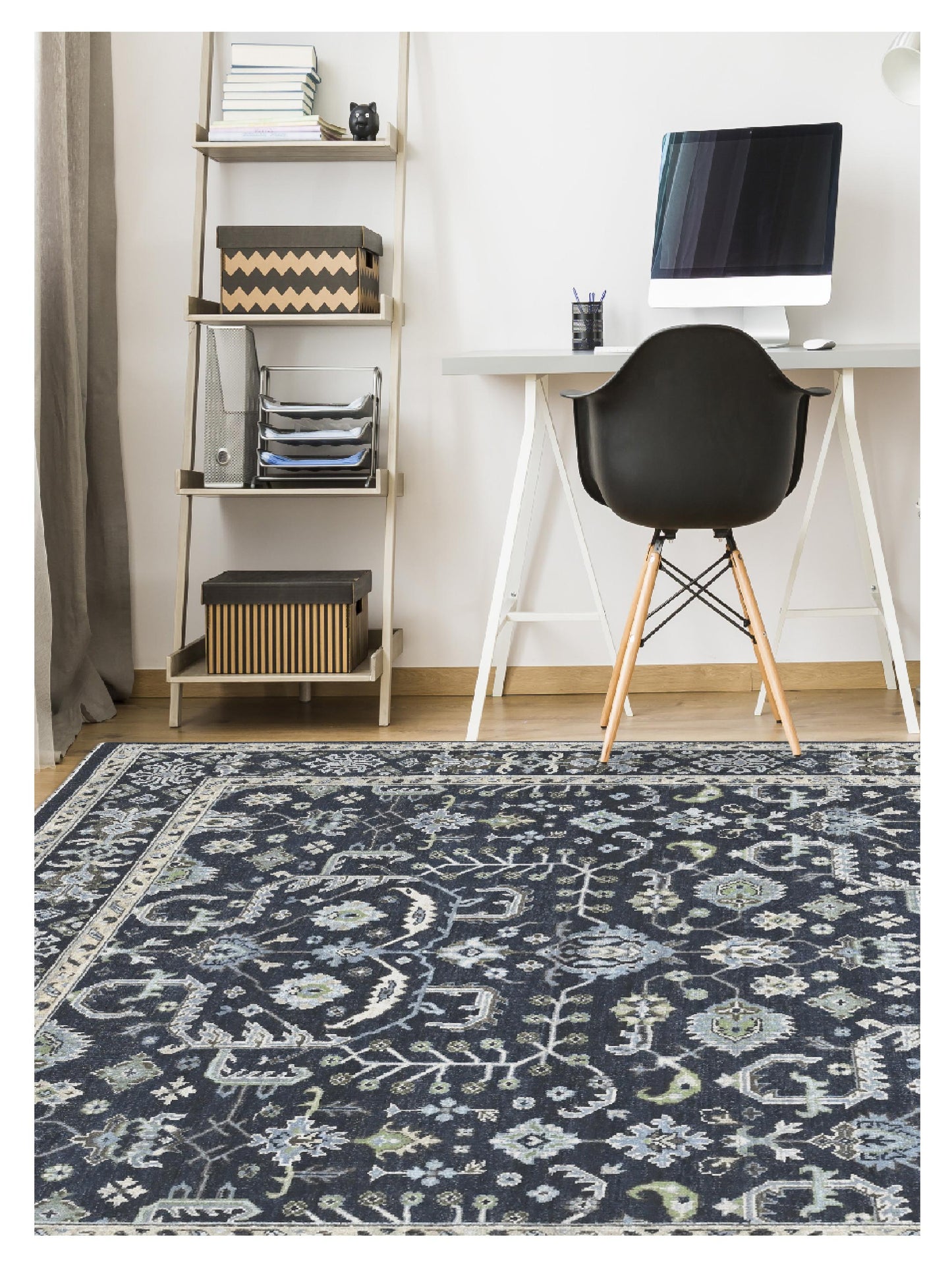 Limited Bailee BNS-900 BLUE SAPPHIRE Traditional Knotted Rugs